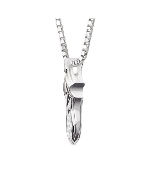 AWNL Metallic Seven Seas Meteorite Blade Necklace for men