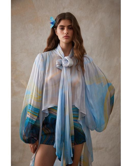 Syla Atelier Blue Selsabil Shirt