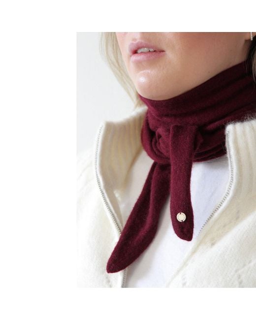 tirillm Gray Ayla Small Neck Scarf