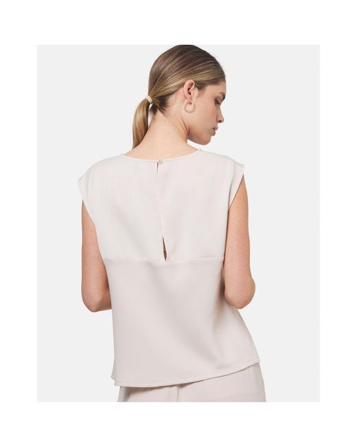 Helen Mcalinden Pink Neutrals Nicki Natural Pearl Top