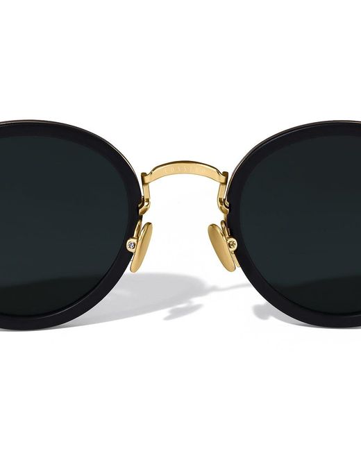 Cossimo Black Coco Round Sunglasses