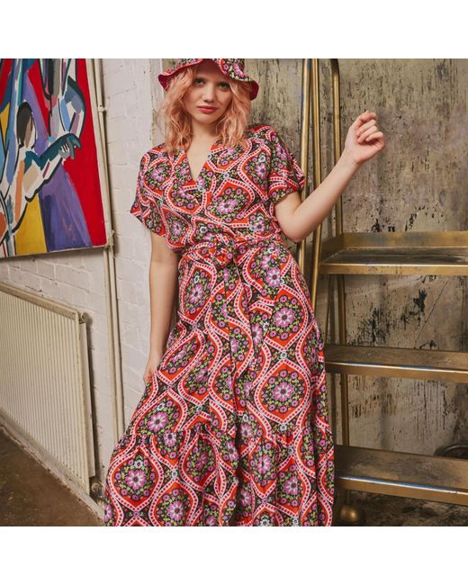 Emma Wallace Brown Blossom Dress