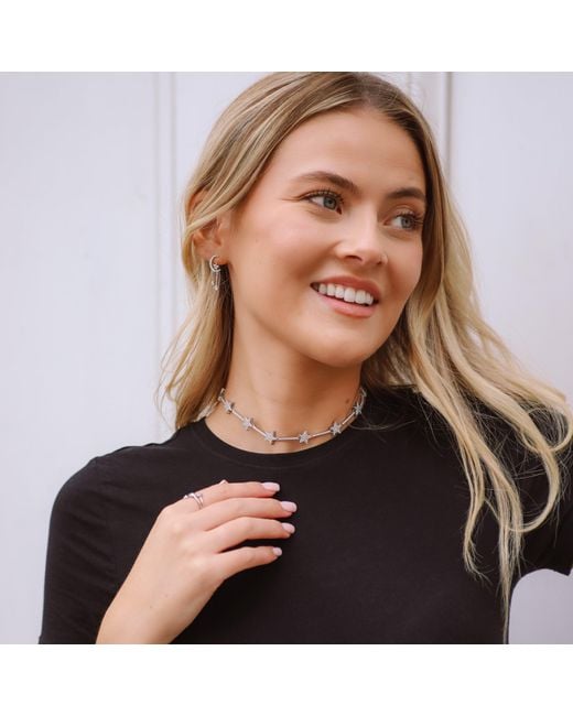 Luna Charles Metallic Margot Sparkling Star Choker
