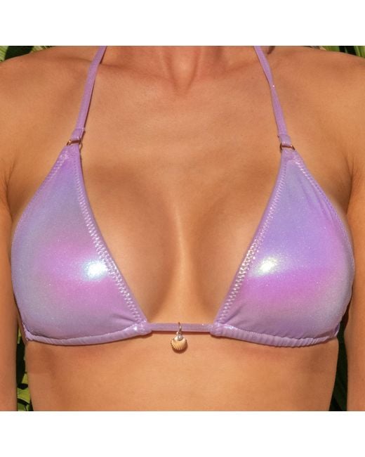 Enez Swim Purple Mira Top