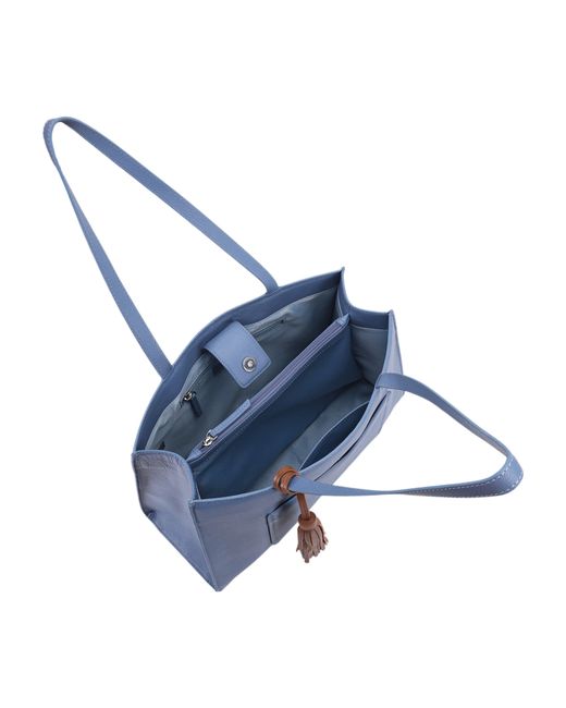 Lloyd Baker Blue Eleanor Leather Tote Bag