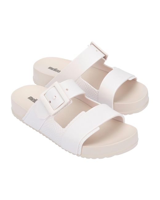 Melissa White Neutrals Cozy Connection Slide