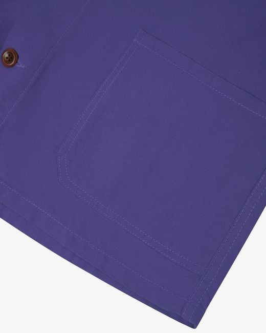 Uskees Purple Overshirt for men