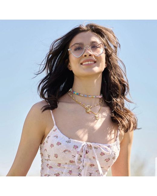 Cloud Haven White Ditsy Cami Top