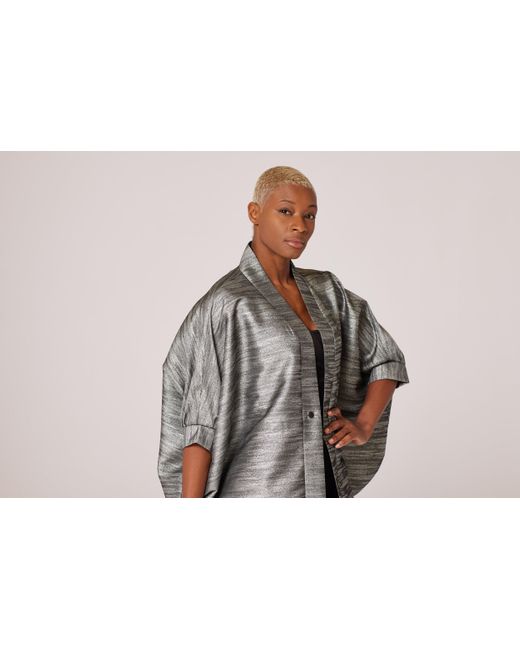 Lioness by Tf Gray Sand Storm Midi Kimono Jacket