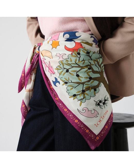 Iodes Multicolor Human Factor Aura Scarf
