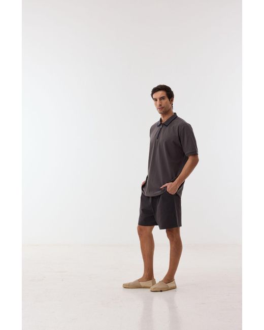 Ashita Fernandes Gray Basel T Shirt for men