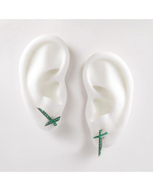Kasun Blue Lucky Star Earrings