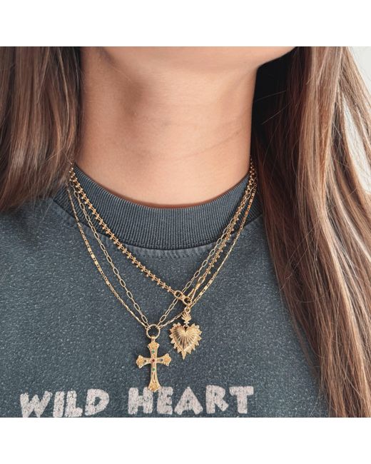 IN CAUDA VENENUM Metallic Seraphine Necklace
