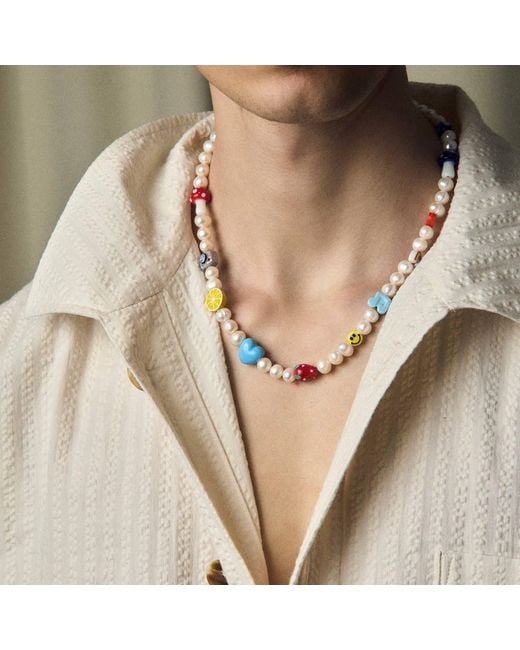 WHYAT Blue Love Necklace