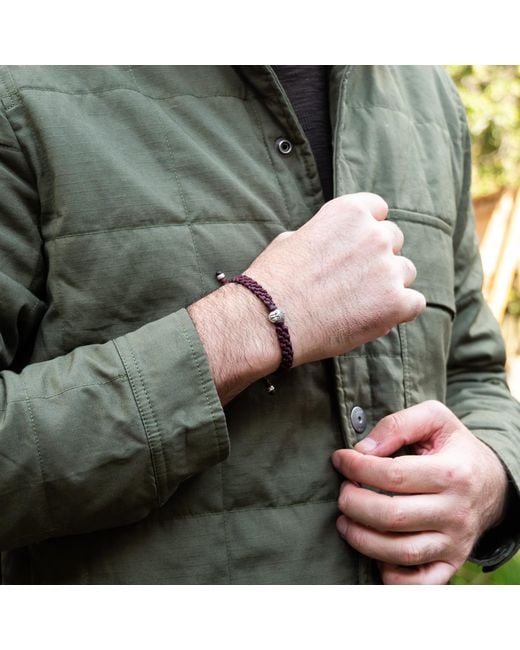 Harbour Uk Red Great Buddha Rope Bracelet for men