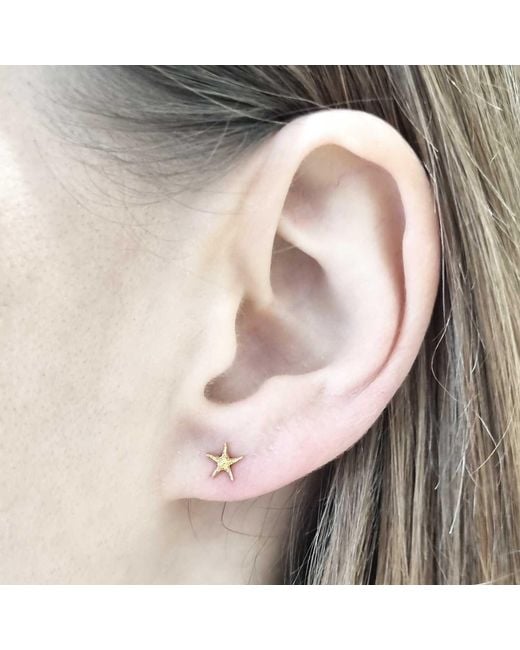 Lee Renee Metallic Starfish Earrings