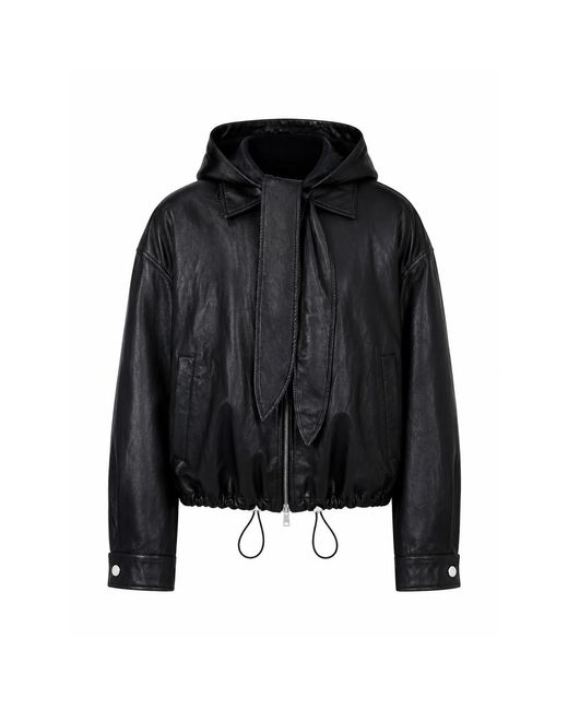 Ats the Label Black Arden Two-Way Detachable Hood Jacket
