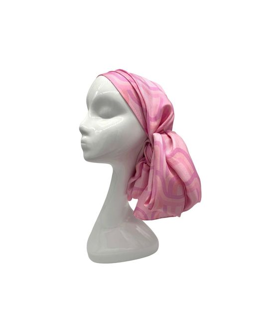 Julia Clancey Pink Fondant Fifi Scarf Fedora Set