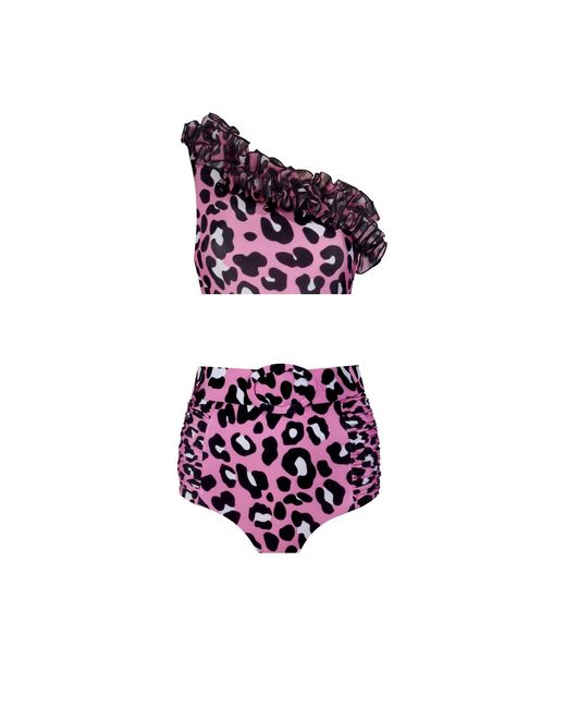 Nur Karaata Purple Alexis Leo Bikini Set