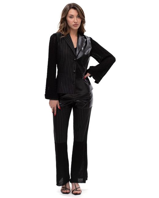Maison Bogomil Black Structured Flow – Trousers