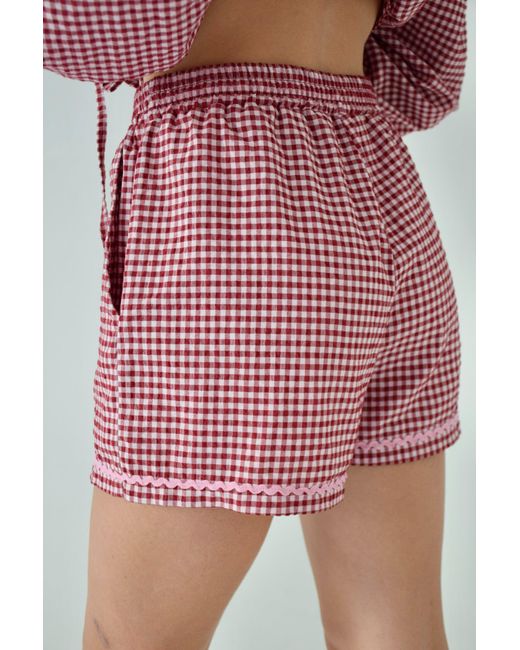 Mind Traveler Red Short Marta Vichy Burgundy