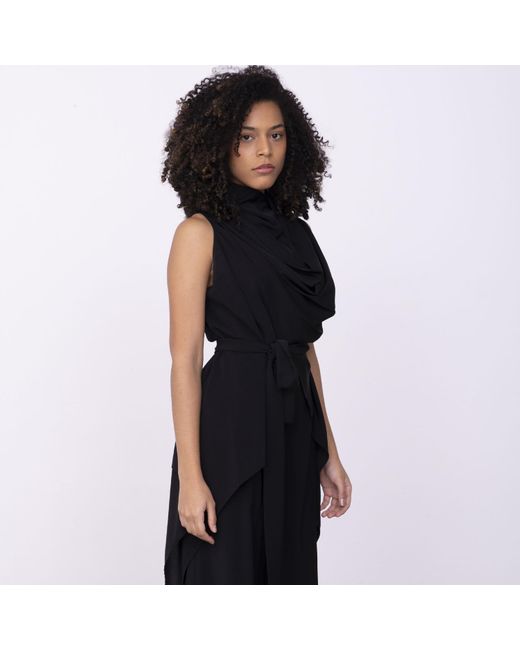 Ma Mulier Black Design Blouse