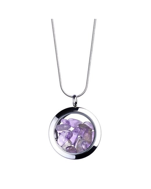 My Little Nature Purple Amethyst Necklace With Natural Stones – Birthstone Necklace For All Occasions