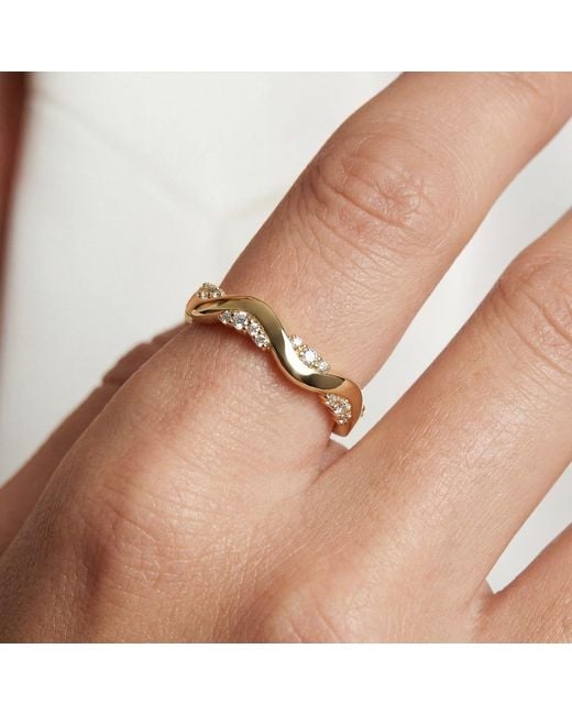 Sif Jakobs Jewellery Metallic Ring Ellera Waves Altro
