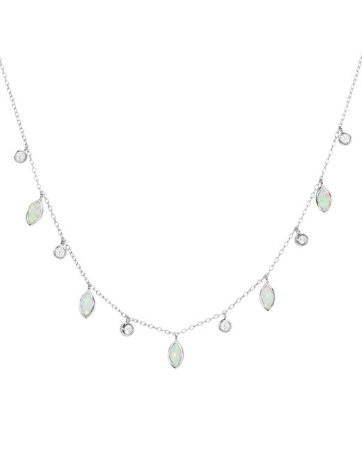 KAMARIA Metallic Drops Of Spring Opal Necklace