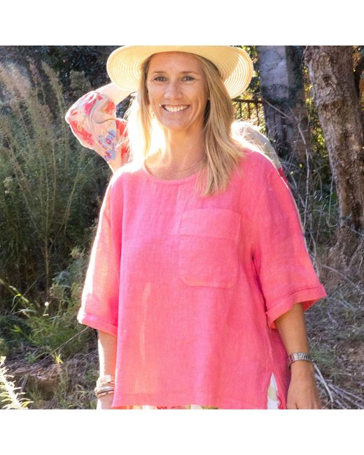 Reunion Home Pink Magic Solero Blouse
