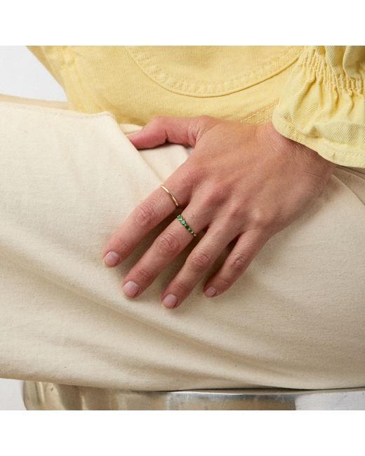 Dinny Hall Green Shuga Tsavorite Graduated Ring