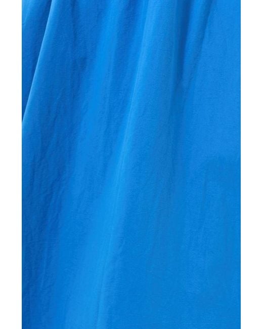 Louche Blue Zoeline Recycled Cotton Midaxi Skirt