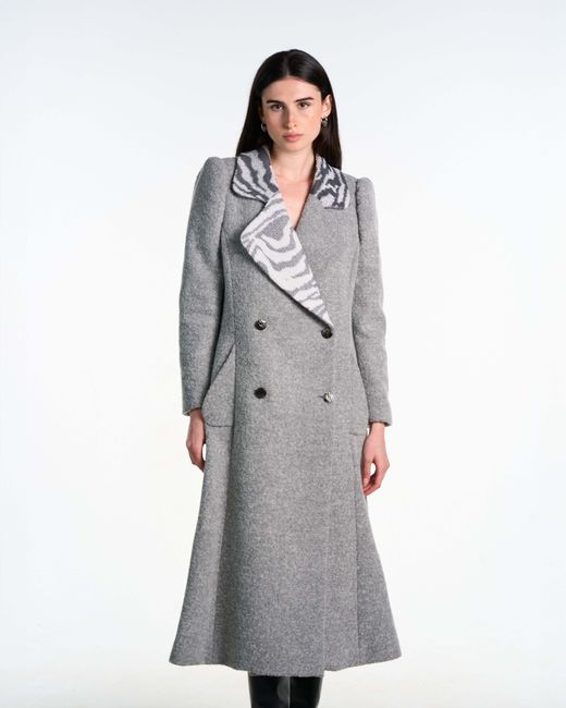 Mood Swings Gray Diva Coat