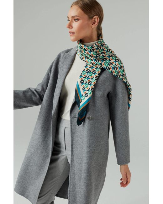 InAvati Gray Double-Faced Wool Coat