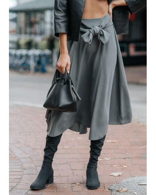 Narvan Gray Rojeen Skirt