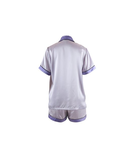 Emma Wallace Purple Hilary Shorty Set