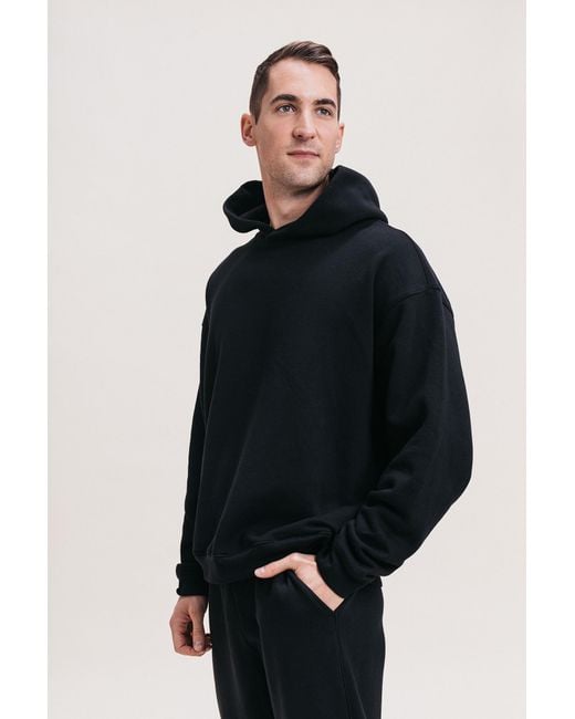 Ocio Leisurewear Black Oversized Hoodie for men