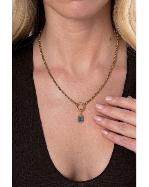 Zynnia Collective Blue December/ Topaz Birthstone Charm