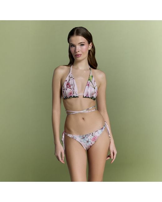 Nur Karaata White Sunset Palms Bikini