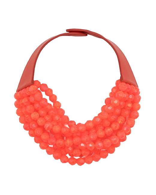 Fairchild Baldwin Red Bella Punch Necklace