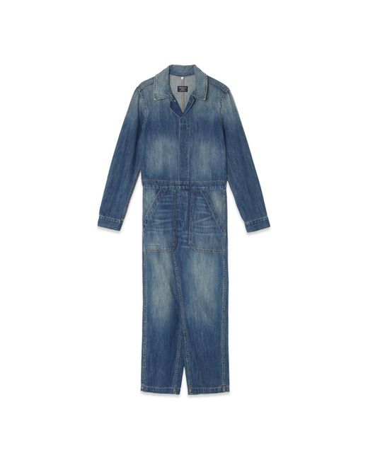 NOEND Blue Yanni Denim Jumpsuit