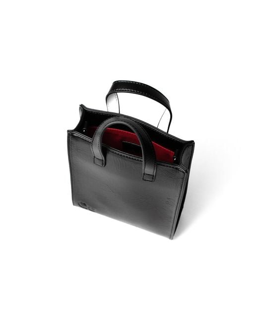 Qu Black Glam Mini Tote Bag