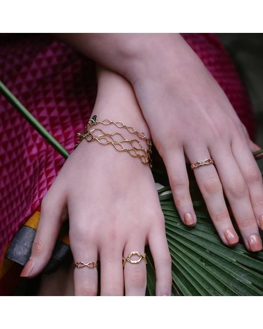 C|Nd|N by Candan Balto Metallic Art Deco Bracelet