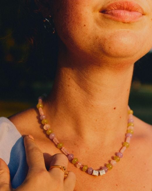 Après Youth Metallic 'Spud' Beaded Friendship Necklace