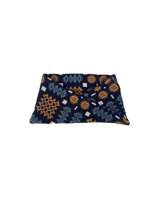 Mabli Blue Carthen Cotton Neck Wrap