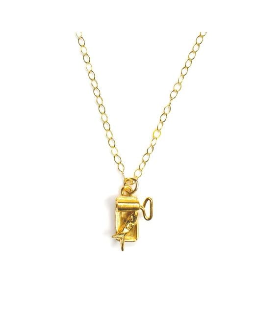 Lexi Jewelry Metallic Sardine Can Necklace