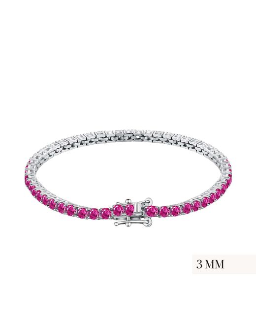 Viviana Halil Multicolor The Rosa Tenné Premium Zirconia Bracelet