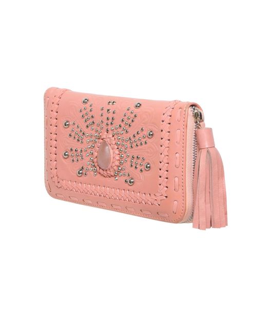 Jodi Lee Pink Monterey Peacock Wallet