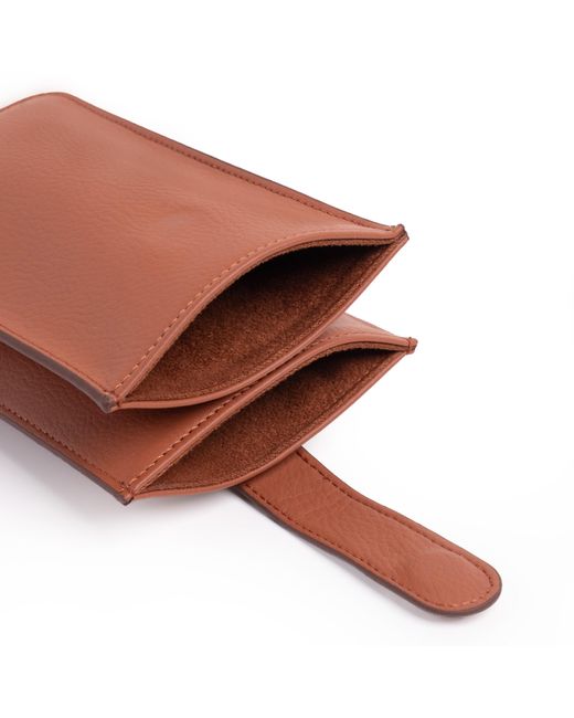 Pack'n Travel Brown Glasses Case Terracotta