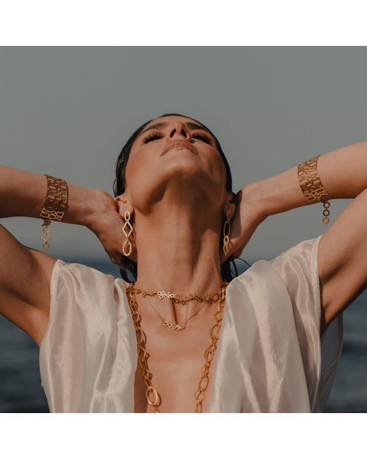 Myrto Katramadou Jewellery Metallic Harmony Matte Earrings